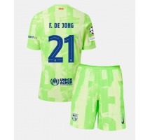 Barcelona Frenkie de Jong #21 Koszulka Trzecia dzieci 2024-25 Krótki Rękaw (+ krótkie spodenki)